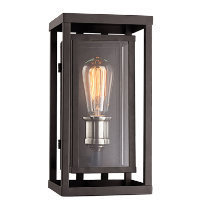 Trans Globe Lighting 50220 BK Showcase 11" Outdoor Black Contemporary Wall Lantern